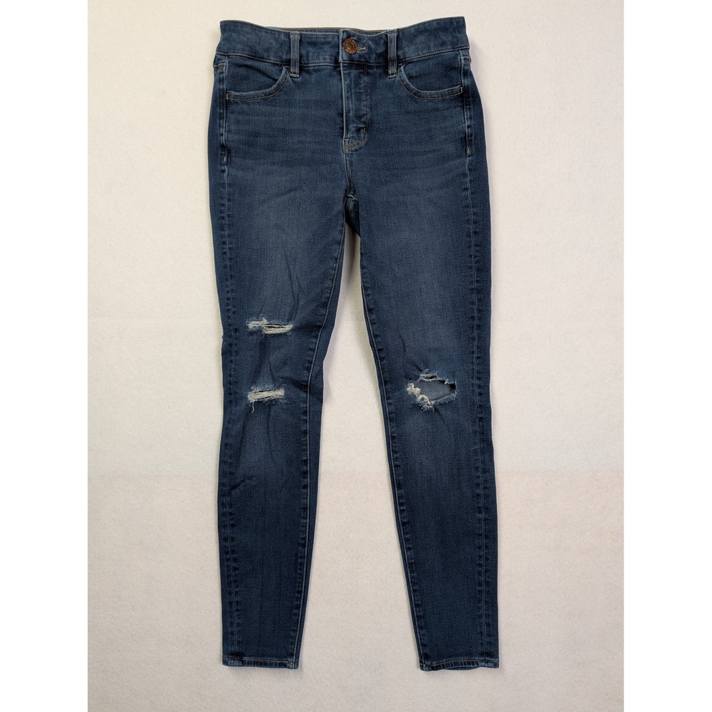 American Eagle Womens Jegging Size 4 The Dream Jean Distressed Blue
